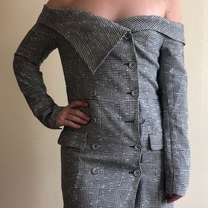 Menswear inspired dress